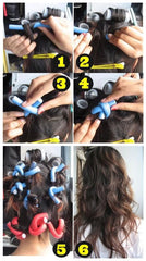 Soft Foam Bendy Twist Curls Tool DIY Styling Hair Rollers