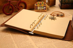Retro Personality Notebooks Journal Notepads Ring Binder Diary Notebook