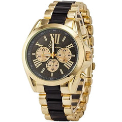 Men Stunning Geneva Stainless Steel Quartz Analog Wrist Watch