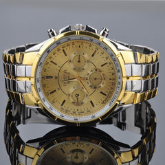 Mens Stainless Steel Band Quartz Watch Wrist Watches