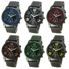 1PCS New 2017 Quartz Watch Men Military Watches Sport Wristwatch Silicone Fashion Hours