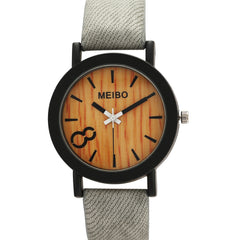 Neutral Simple Fashion Leather Quartz Wrist Watch Women