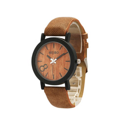 Neutral Simple Fashion Leather Quartz Wrist Watch Women