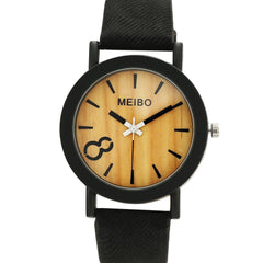 Neutral Simple Fashion Leather Quartz Wrist Watch Women