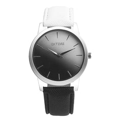 Neutral Simple Fashion Leather Quartz Wrist Watch Women