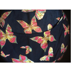 New Fashion Women Girls Lady Casual Butterfly Print Sleeveless Chiffon Tank Top Shirts Crew Vest