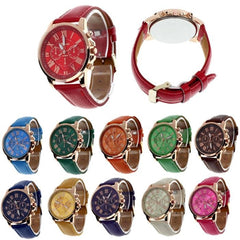Geneva Roman Numerals Quarzt Wrist watch for Women
