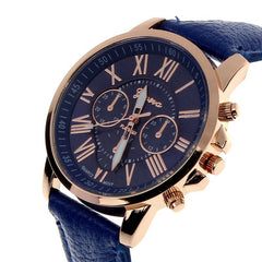 Geneva Roman Numerals Quarzt Wrist watch for Women