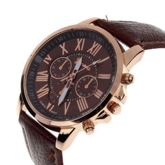 Geneva Roman Numerals Quarzt Wrist watch for Women