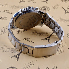 Funland New Men Fashion Mens Luxury Waterproof Stainless Steel Band Watches Machinery Sport Quartz Business Wristwatch Watc hes Gifts