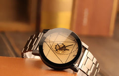 Fashion Watch Stainless Steel Man Quartz Analog Wristwatches Beautiful