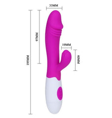 Rabbit Dildo Vibrator 30 Speed Dual Vibration G Spot Vibrator Sex Toy For Woman Adult Sex Toy Sex Products Vibrators for Women