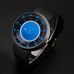 Men Luxury Stainless Steel Analog Quartz Sport Wrist Watch Tops