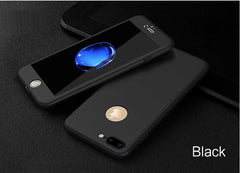 Newest Fashion 360 3in1 All-Protector Tempered Glass Frosting Case for for All Kinds of Smart Phone