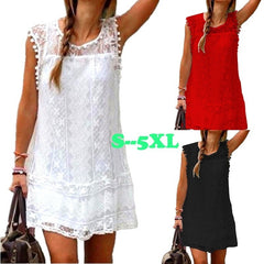 Summer Dress Sexy Women Casual Sleeveless Beach Short Dress
