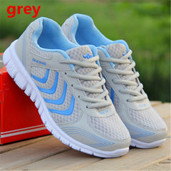 Fashion womens sneakers breathable mesh running sports shoes 2016