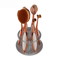 Popular 10 Hole Oval Makeup Brush Holder Drying Rack Organizer Cosmetic Shelf Tool Best