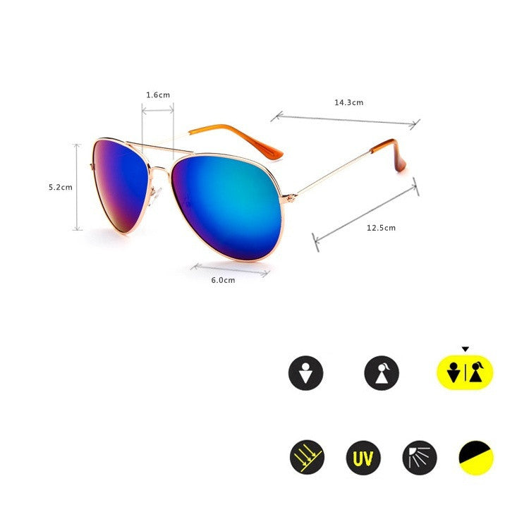 Women Outdoor UV400 Sunglasses Points Female Glasses Pilot Cool