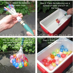 Total 74/111 Pcs Summer Outdoor Party Prank Water Balloon Bombs Happy Children Playing in the Water Toys