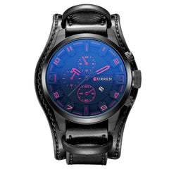 CURREN 8225 Luxury Brand Army Military Watches Men Clock Leather Strap Waterproof Analog Quartz Watches