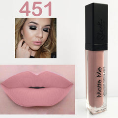 New Super Sexy Long Lasting Liquid Lipstick  Velvet Matte Liquid Lipstick Waterproof 12 Colors Matte Lipgloss