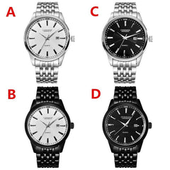 Fashion Men CURREN Military Stainless Steel Analog Date Sport Quartz Wrist Watch