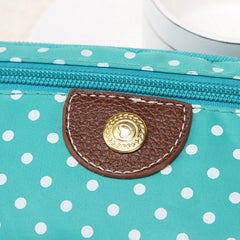 Fashion Women Coin Purse Clutch Wristlet Wallet Bag Multi-layers Polka Dots Phone Key Case Makeup Bag Women Credit Card Holder Tote