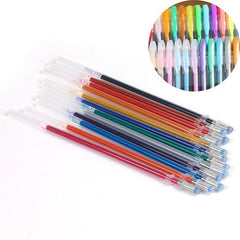 48pcs HOT Gel Pens or Gel Refills Rollerball Pastel Neon Glitter Pen Drawing Color Pen WH120