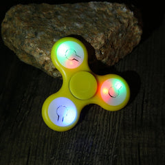 Tri-Spinner Toy Plastict Spinner Autism ADHD Anti Stress & Crystal Luminous Rotary Toy Kids