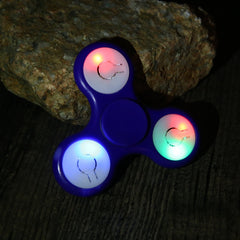 Tri-Spinner Toy Plastict Spinner Autism ADHD Anti Stress & Crystal Luminous Rotary Toy Kids
