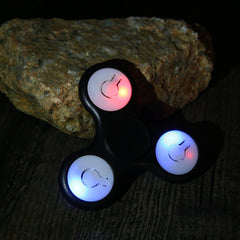 Tri-Spinner Toy Plastict Spinner Autism ADHD Anti Stress & Crystal Luminous Rotary Toy Kids