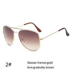 Fashion Outdoor UV400 Protection Unisex Sunglasses Aviator Metal Eyewear Glasses Women Men Bat Mirror Pilot Cool Polarized Sunglasses Shopping Summer Holiday Beach Driving Eyewear Accessories