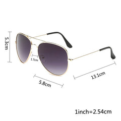 Fashion Outdoor UV400 Protection Unisex Sunglasses Aviator Metal Eyewear Glasses Women Men Bat Mirror Pilot Cool Polarized Sunglasses Shopping Summer Holiday Beach Driving Eyewear Accessories