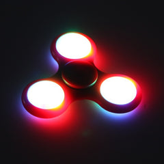 Luminous Finger Hand Spinners Fidget Stress Releif Adults Kid EDC Gift Toy