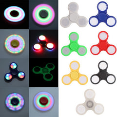 Luminous Finger Hand Spinners Fidget Stress Releif Adults Kid EDC Gift Toy
