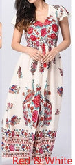 Women Fashion Cocktail Party Evening Maxi Dress Chiffon Summer Beach Lace Gown