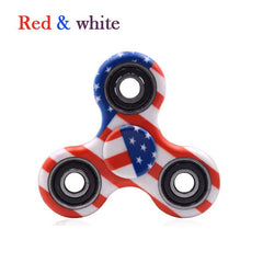 DIY Tri Fidget Hand Spinner Gyro Toy Stress Relief Finger EDC Focus Toys for ADHD Autism