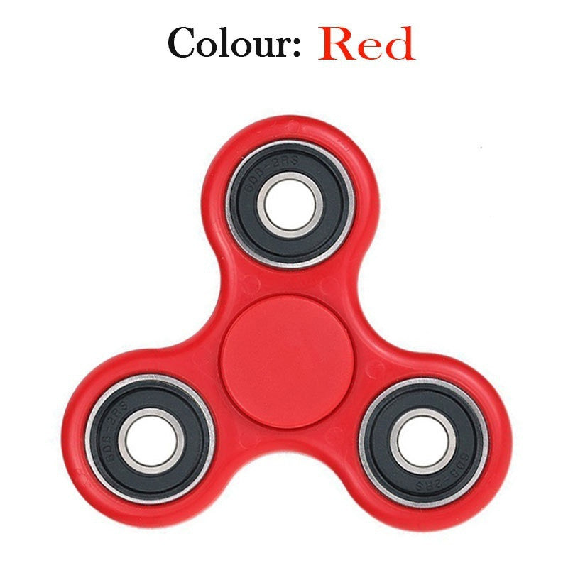 DIY Tri Fidget Hand Spinner Gyro Toy Stress Relief Finger EDC Focus Toys for ADHD Autism