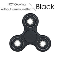 Color Transparent Luminous Effect Hand Spinner focus Toys EDC Fidget Spinner Toy Austism ADHD