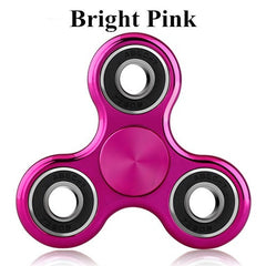 Color Transparent Luminous Effect Hand Spinner focus Toys EDC Fidget Spinner Toy Austism ADHD