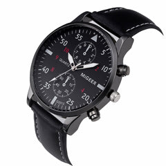 Fashion Retro Design Leather Band Analog Alloy Quartz Wrist Watch Hot
