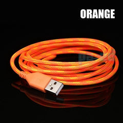 FeelinGirl Multicolor Braided 1M 3FT, 2M 6FT, 3M 10FT USB Data Sync Cable Charger Line for iPhone / iPad / iPod Touch