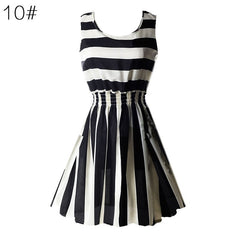Sexy Women Lady Chiffon Slim Floral Dress Princess Beach Sundress