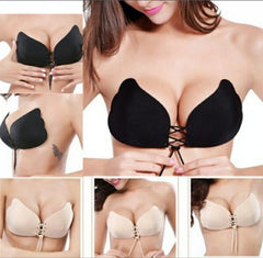 Fashion Women Silicone Push up Strapless Invisible Bra for Wedding Party