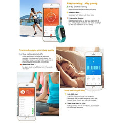Smart Bluetooth Bracelet Information Push Call Prompts Sports Bracelet Pedometer Mileage Calorie Sleep Monitor Remote Camera 1.0＆2.0