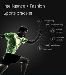 Smart Bluetooth Bracelet Information Push Call Prompts Sports Bracelet Pedometer Mileage Calorie Sleep Monitor Remote Camera 1.0＆2.0