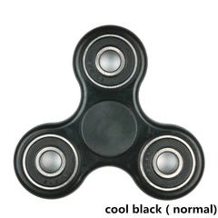 EDC Stress Relieve Autism ADHD Toy Glow LED Flash Tri-Spinner Hand Spinner Fidget Toy