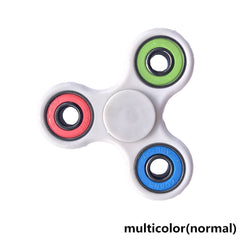 EDC Stress Relieve Autism ADHD Toy Glow LED Flash Tri-Spinner Hand Spinner Fidget Toy