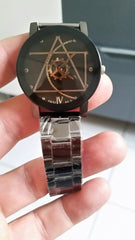Fashion Watch Stainless Steel Man Quartz Analog Wristwatches Beautiful