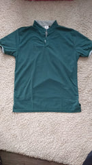 Mens Stand Collar POLO Shirt Short Sleeve Tee T-shirt Summer Tops